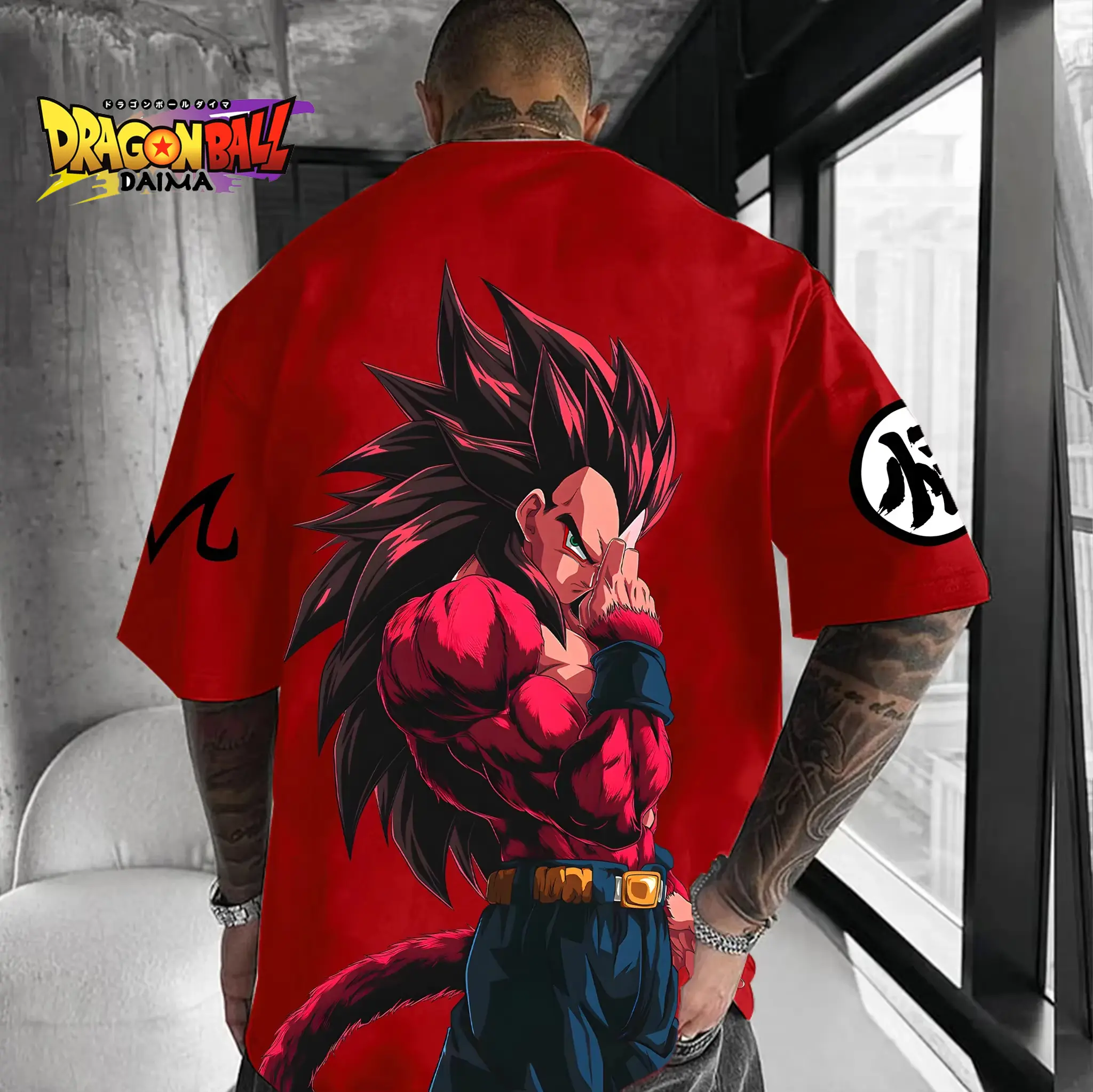 Dragon Ball Print Short Sleeve Tee Graphic T Shirts Man Summer Y2k Clothes Cotton Casual Oversized Streetwear Tops Anime Cosplay