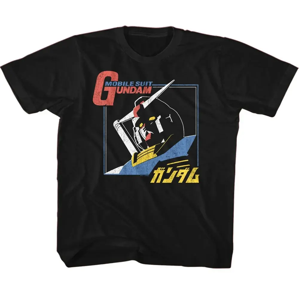 Summer Print T-Shirt Mobile Suit Gundam Harajuku Men Women Vintage Short Sleeve Casual Loose Oversized Fitness Comfortable Y2k