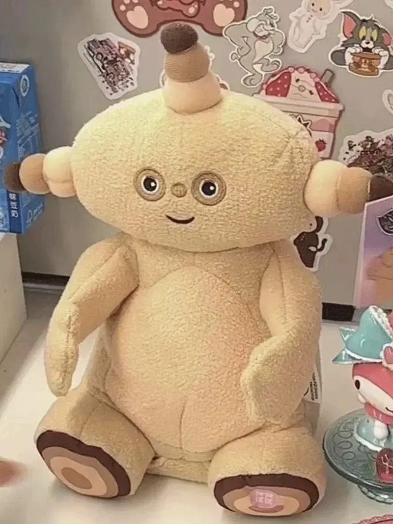 Good Night Makka Pakka Electric Doll - Miniso Brand, Interactive Singing & Clapping Toy, Sponge-Holding Figure, Ideal Christmas