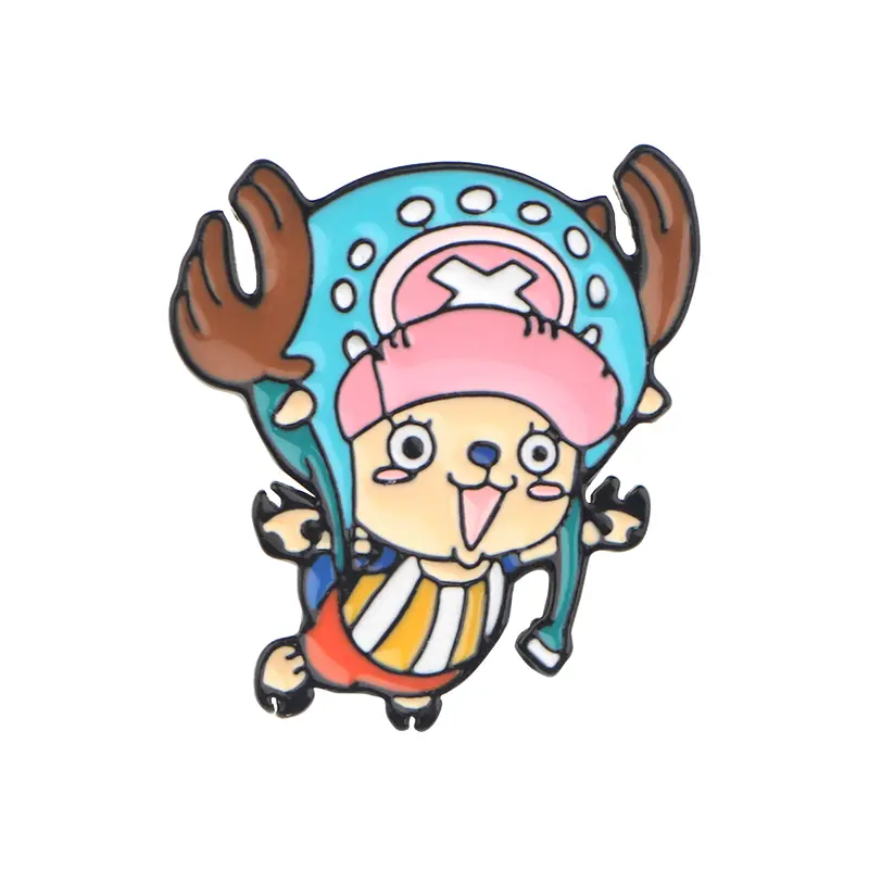 Japanese Anime One Piece Lapel Pins for Backpack Enamel Pin Men Women's Brooches Cool Briefcase Badges Jewelry Accessories