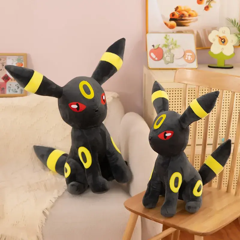 30-60cm Pokemon Umbreon Plush Toys Large Anime Doll Pillow Cartoon Eevee Pokemon Plushie Kawaii Plushie Gift for Kids Birthday