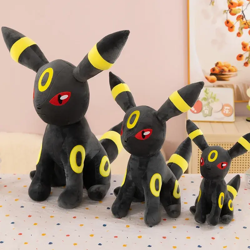 30-60cm Pokemon Umbreon Plush Toys Large Anime Doll Pillow Cartoon Eevee Pokemon Plushie Kawaii Plushie Gift for Kids Birthday