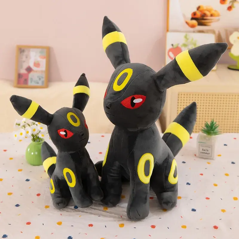30-60cm Pokemon Umbreon Plush Toys Large Anime Doll Pillow Cartoon Eevee Pokemon Plushie Kawaii Plushie Gift for Kids Birthday