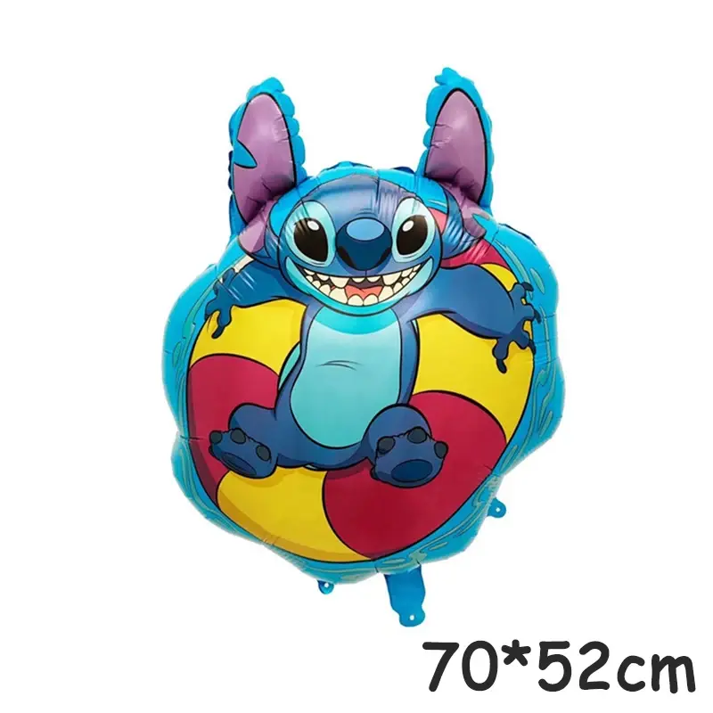 Disney Stitch Balloon Children's Birthday Party Decoration Cute Cartoon Disney Aluminium Balloons Baby Shower Supplies Gifts