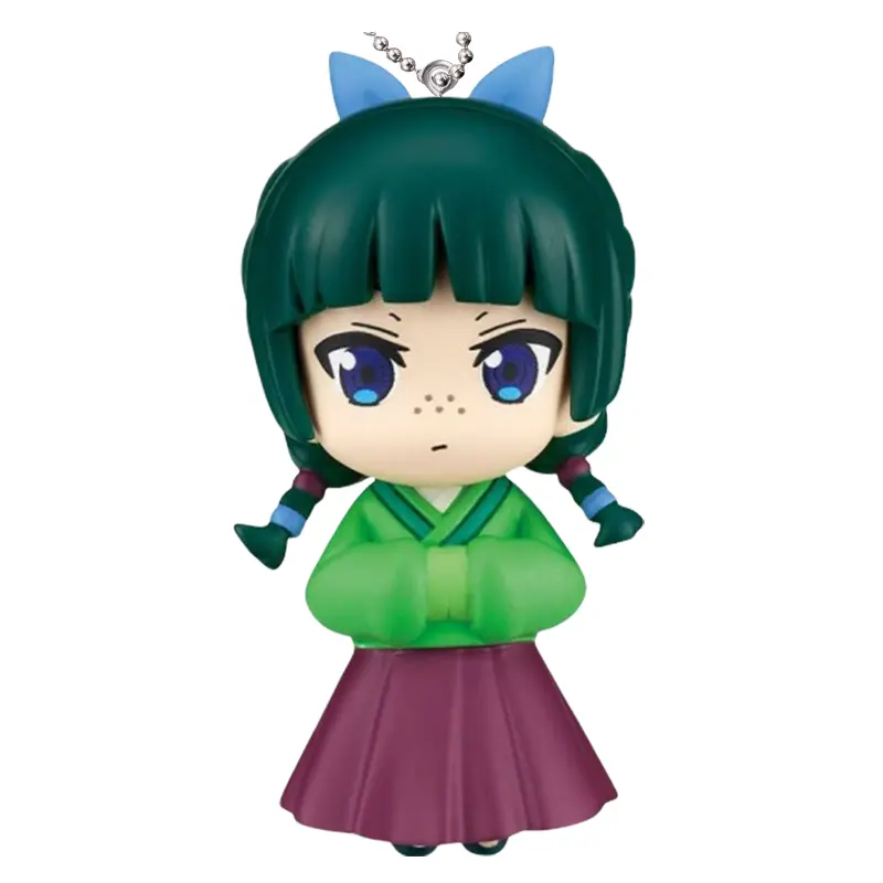 [In Stock] Japan Official The Apothecary Diaries 3d Charm - Cat & Renshi Bag Clip | Anime Gashapon Fashion Accessory