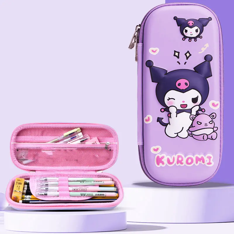 The 2025 new student cartoon cute HelloKitty3D stationery box is a waterproof, shockproof and large-capacity stationery box