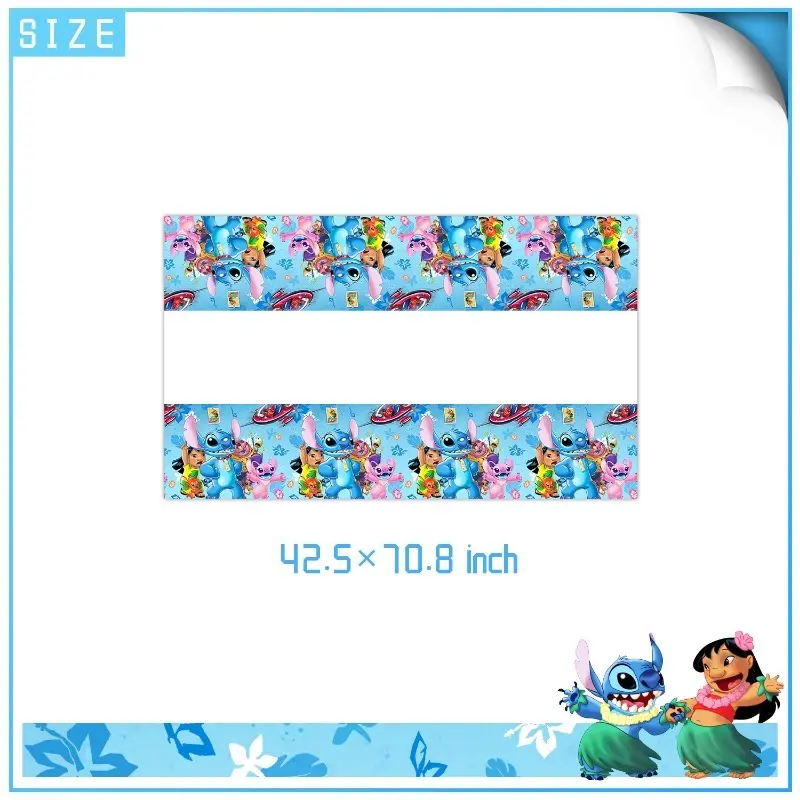 Disney Lilo Stitch Theme Birthday Party Supplies Tableware Set Children Birthday Party Cutlery Decoration Napkin Paper Cup