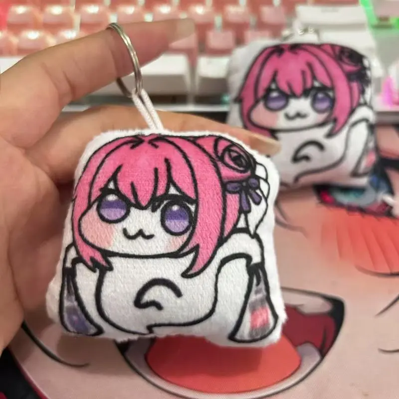 New In Stock NIKKE DORO Plush Keychain Anime Game Peripheral Vocal Pendant Toys Cute Cartoon Plush Bag Decoration Doll Kid Gifts