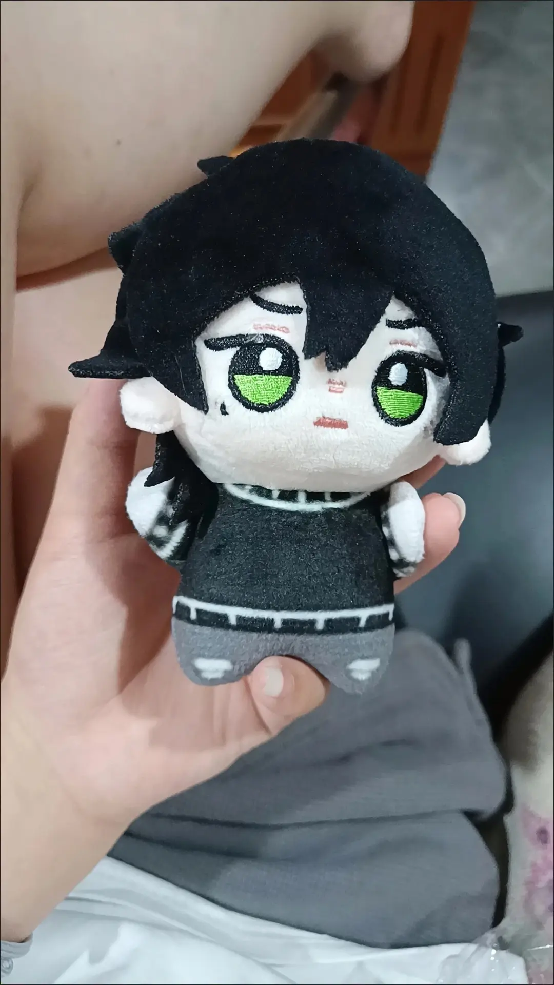 Hot  Anime The Coffin Of Andy And Leyley Cosplay Plushie Knapsack Ornament Cute Plush Pendant Keychain Birthday Present Gift