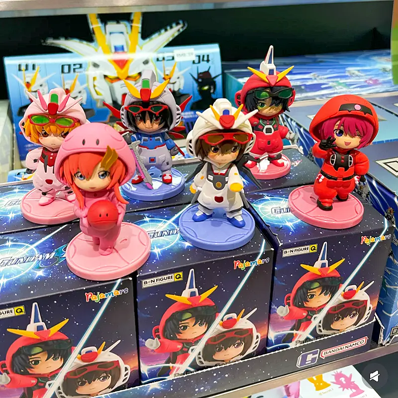 In Stock Genuine Bandai GUNDAM SEED DESTINY Pajama Doll Costume Series Gundam Blind Box Figurine Anime Peripheral Model Decor