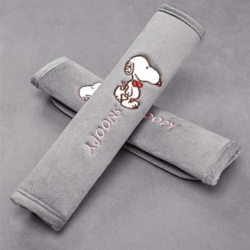 Snoopy seat belt Safety Belt Shoulder Cover Breathable Protection Seat Belt Padding Pad Auto Interior Access Car accessories new
