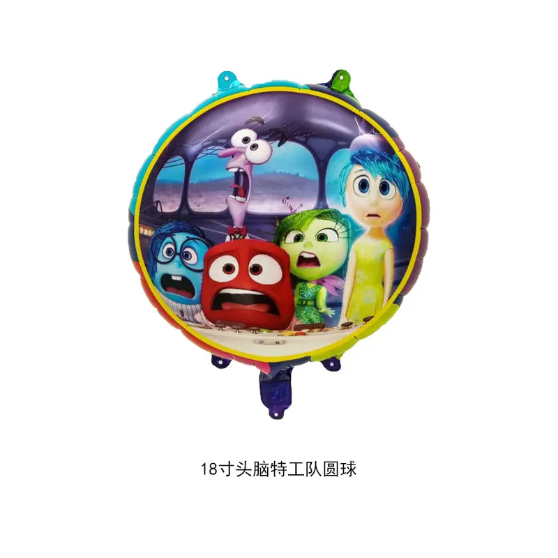10 Styles Disney Inside Out Balloon Set Cartoon Joy Sadness Anger Foil Balloons Baby Shower Kids Birthday Party Decorations