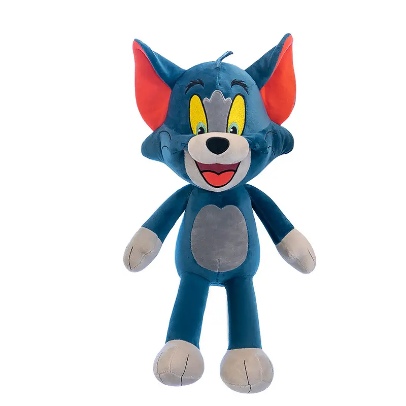 Cute Cat And Mouse Doll Cartoon Tom Cat Plush Doll Children's Companion Comfort Doll Jerry Mouse Gift