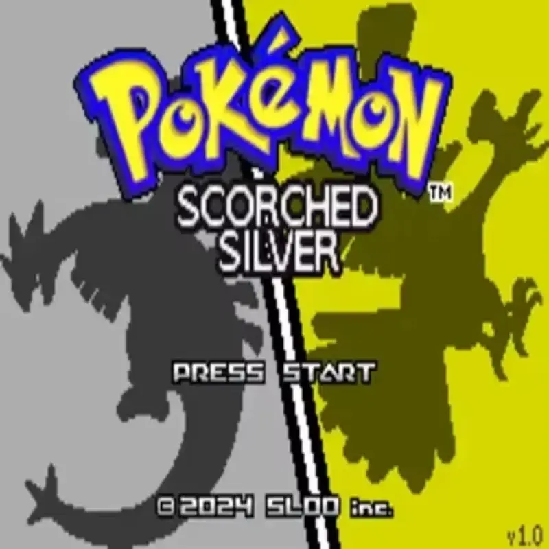 GBA RTC Pokemon Scorched Silver English Game Card