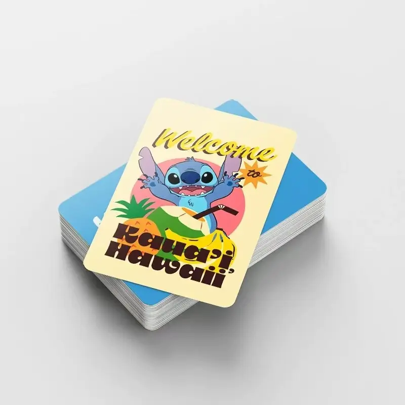 92pcs Stitch Cards New Disney Anime Action Figures Classic Toys Families Friends Party Game Collect Souvenir Kids Gift Hot Sales