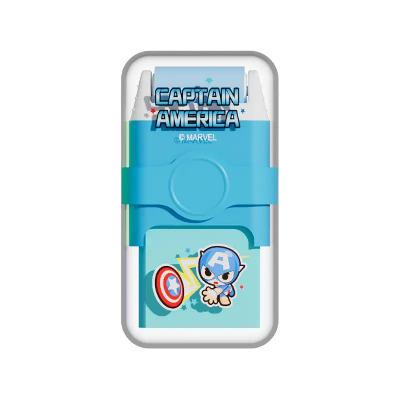 Marvels Spiderman Erasers for Kids Anime Action Figures Roller Eraser Student Stationery School Supplies Accessory Children Gift