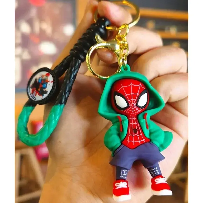 Disney Marvel Spider-Man Doll Key Chain, Spider-Man Fashion Bag Pendant, Keychain