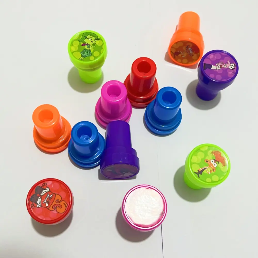 12PCS Cartoon Inside Out Seal Gift  Anxiety Ennui Envy Cute GirlsCartoon Pattern Seal Christmas Gift