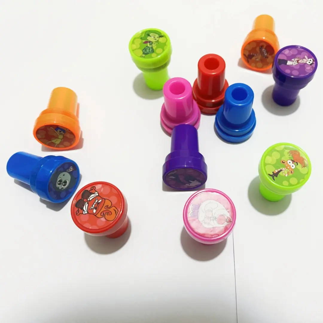 12PCS Cartoon Inside Out Seal Gift  Anxiety Ennui Envy Cute GirlsCartoon Pattern Seal Christmas Gift