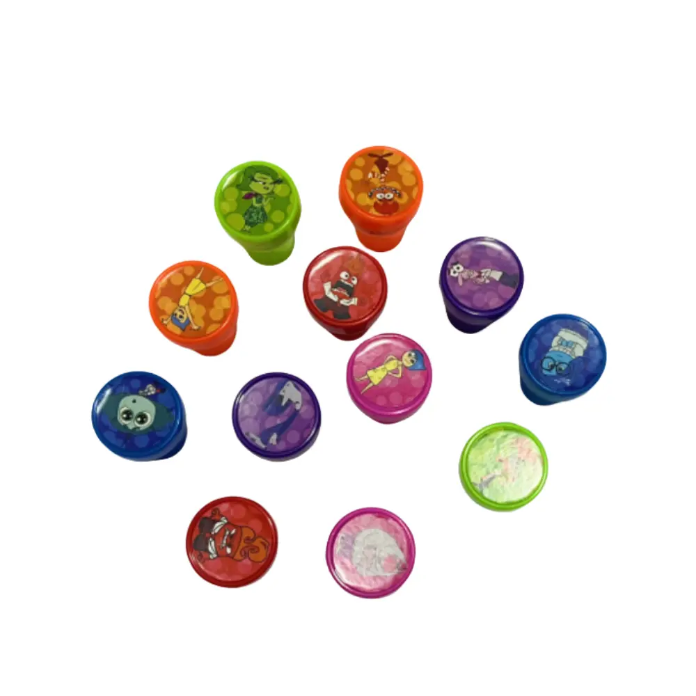 12PCS Cartoon Inside Out Seal Gift  Anxiety Ennui Envy Cute GirlsCartoon Pattern Seal Christmas Gift