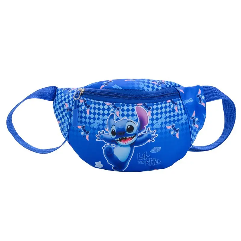 New children's bag Stitch boys and girls cute Stitch waist bag crossbody bag outdoor casual fashion chest bag