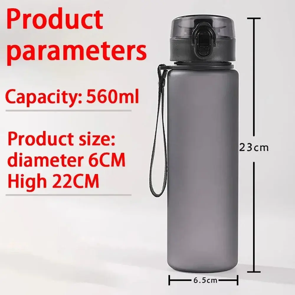550ml Dragon Ball Water Bottle Large Capacity Portable Outdoor Sports Childrens Water Cup Gifts Son Goku Saiyan Graduated flask