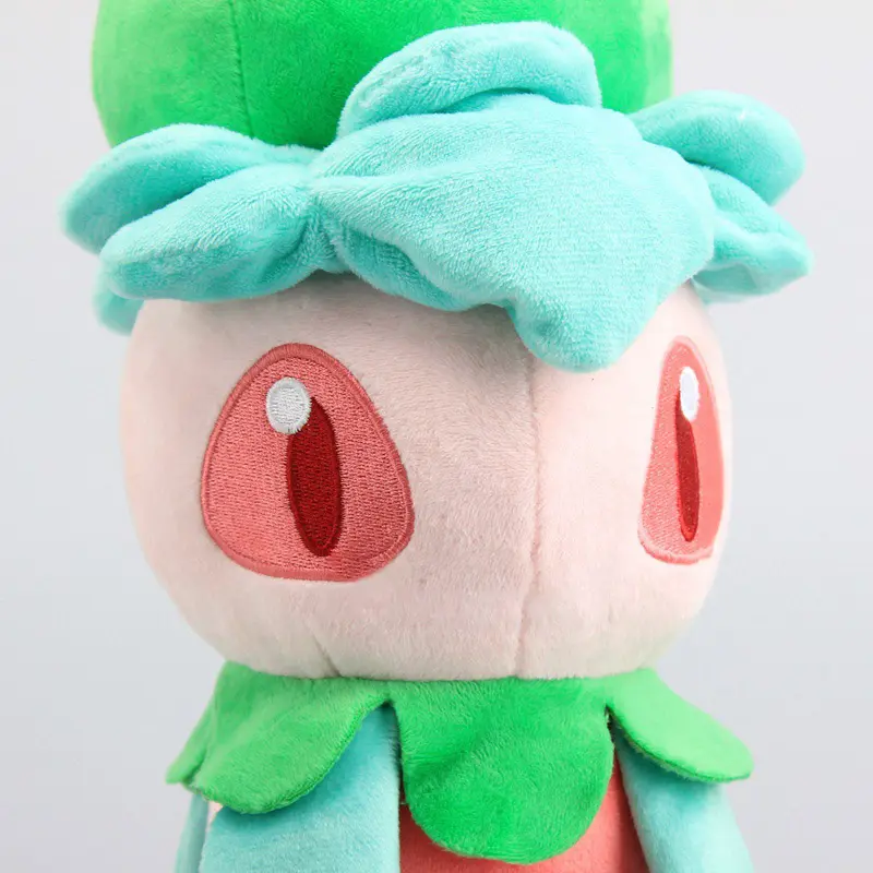 30cm Anime Pokemon Fomantis Plush Toys Soft Stuffed Cartoon Animals Doll Gifts For Children