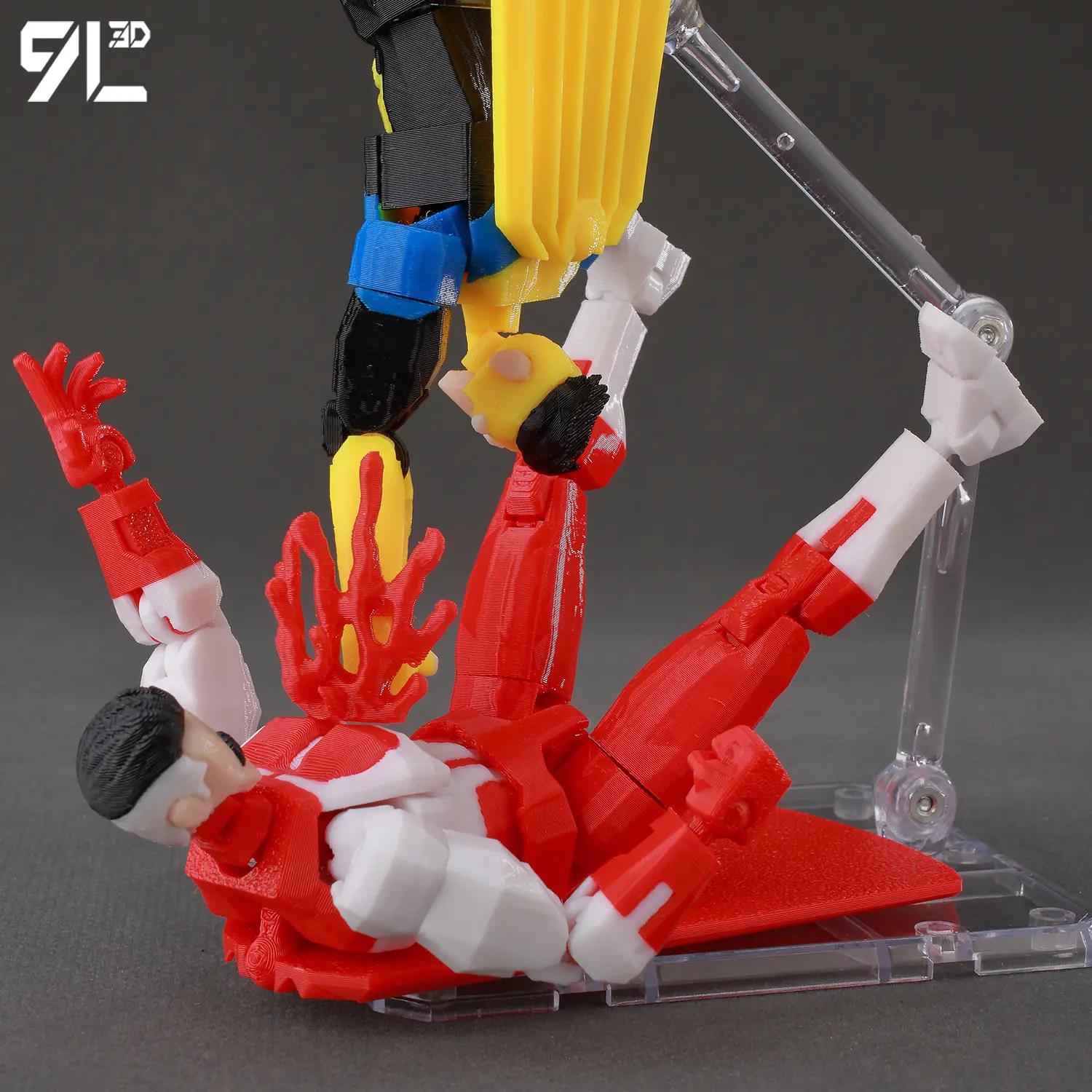9L3D Printed Superheroes Invincible 2.0 Anime Multi-Jointed Shapeshift Toys Action Figures Mannequin Model Ornaments Gifts