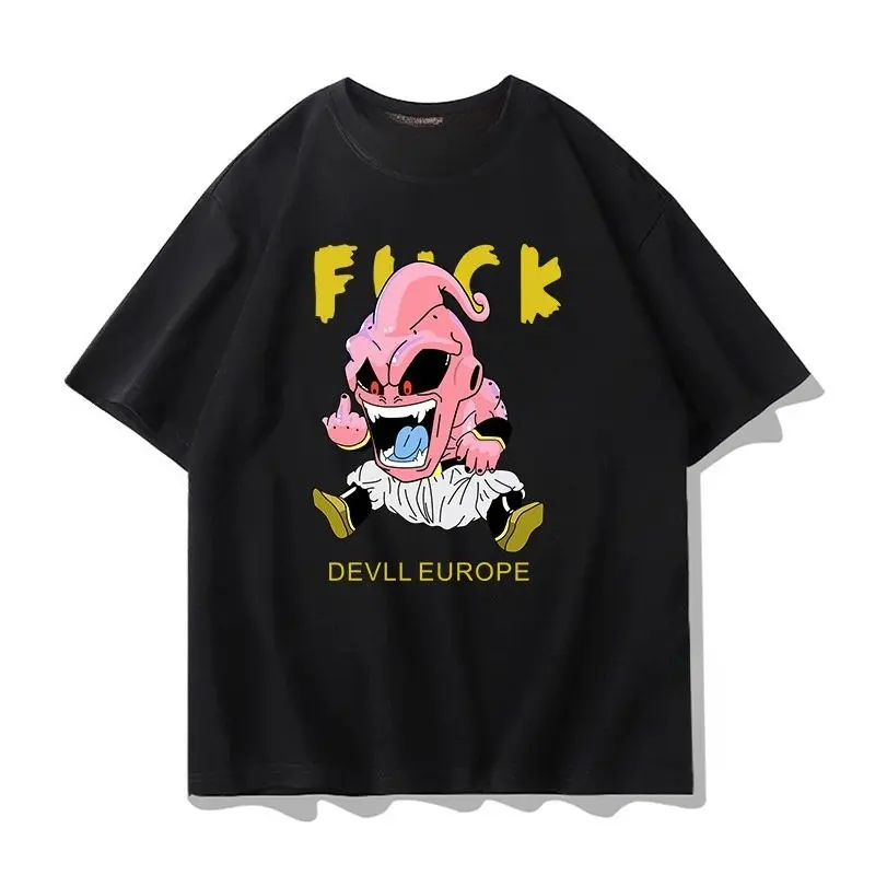 Dragon Ball Joint Short-sleeved T-shirt Men's Summer Two-dimensional Super Saiyan Sun Wukong Loose Clothes