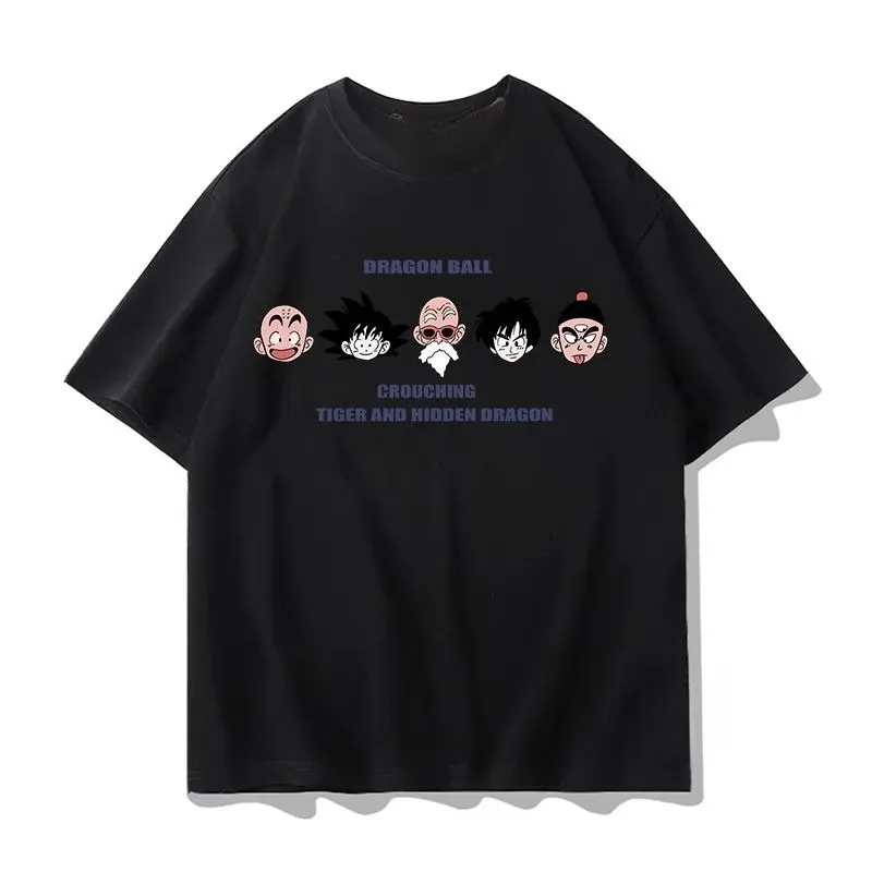 Dragon Ball Joint Short-sleeved T-shirt Men's Summer Two-dimensional Super Saiyan Sun Wukong Loose Clothes
