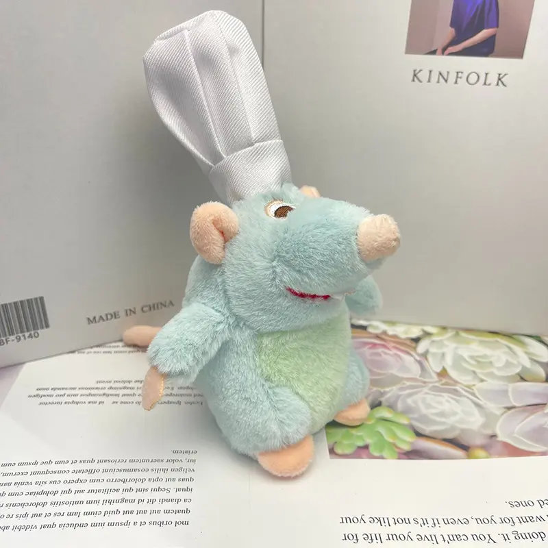 Ratatouille Chef Remy Magnetic Shoulder Plush Toy Doll Anime Cartoon Kawaii Creativity Decoration Toys Kid Birthday Gifts