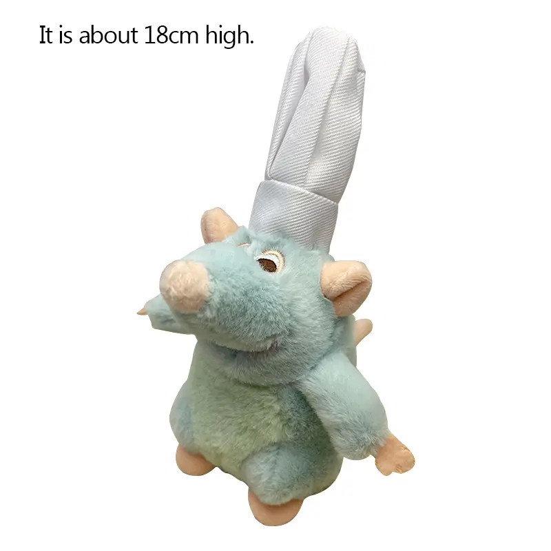 Ratatouille Chef Remy Magnetic Shoulder Plush Toy Doll Anime Cartoon Kawaii Creativity Decoration Toys Kid Birthday Gifts