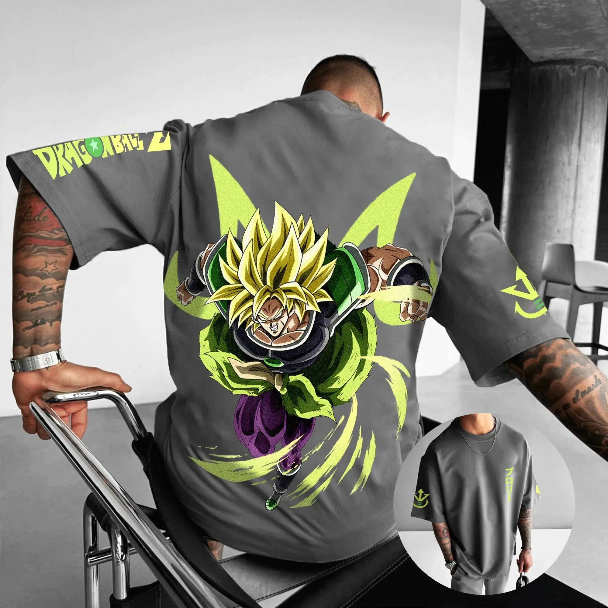 2025 Dragon Ball Z Goku T-Shirt -Official Licensed Vintage Style, Loose Fit Unisex Cotton Top with Classic Anime Character Print