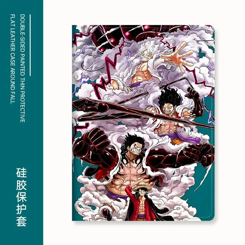 One Piece Anime Character Monkey D Luffy New IPad Case 2022 Pro20/21 All-inclusive Air4/5 Silicone Mini6 Mini 1/2/3 Case 18 Gift