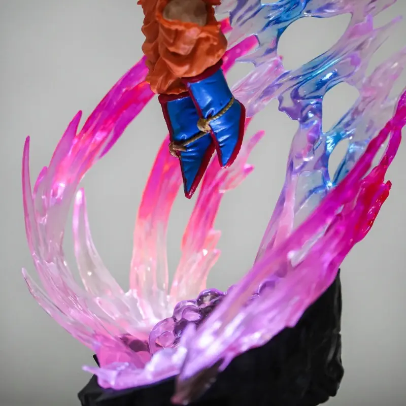 25cm/9.8inches Dragon Ball Anime Character Goku Ultra Luminous Super Saiyan PVC Action Figure Figurine Model Collection Toy Gift