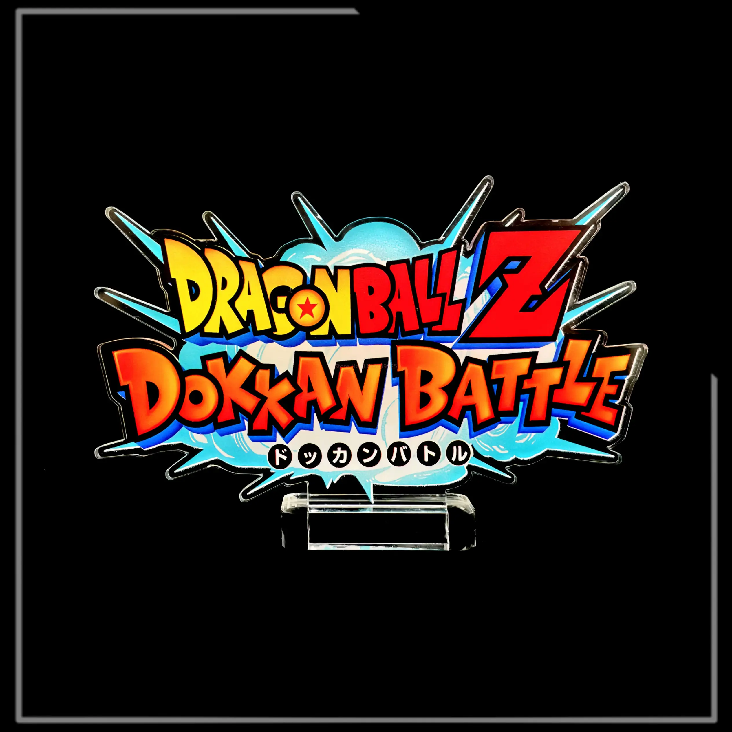 Dragon Ball Anime Acrylic Logo Stand Up Super Gt Hero Z Martial Arts Club Display Board Decoration Model Toy Figure