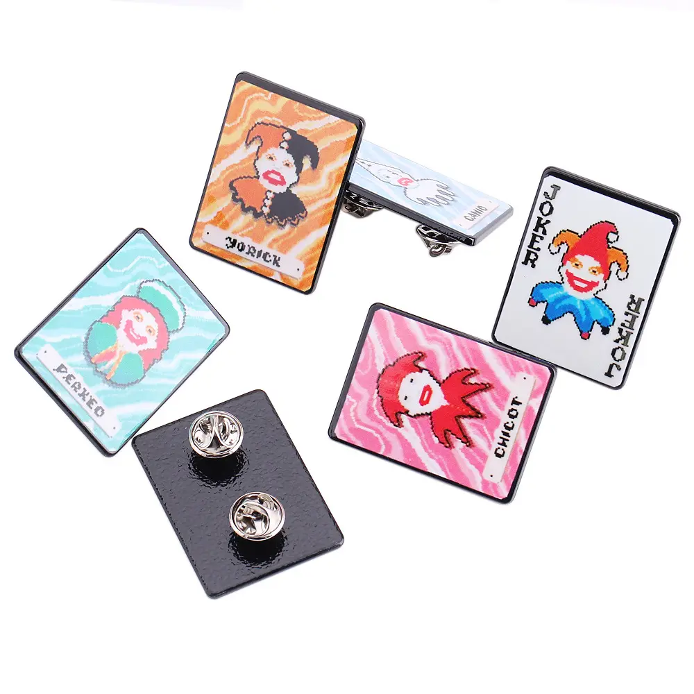Game Balatro Anime Cute Pins for Adult Kids Cartoon Creative Brooches Children Fashion Jewelry Accessories Badge Birthday Gifts