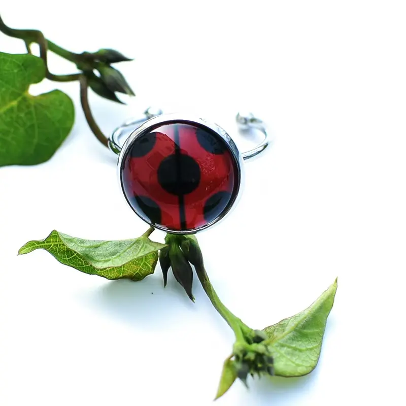 Ladybug Cat Claw Anime Peripherals Same earrings ear clips accessories for girls fashion high-value accessories cosplay gift