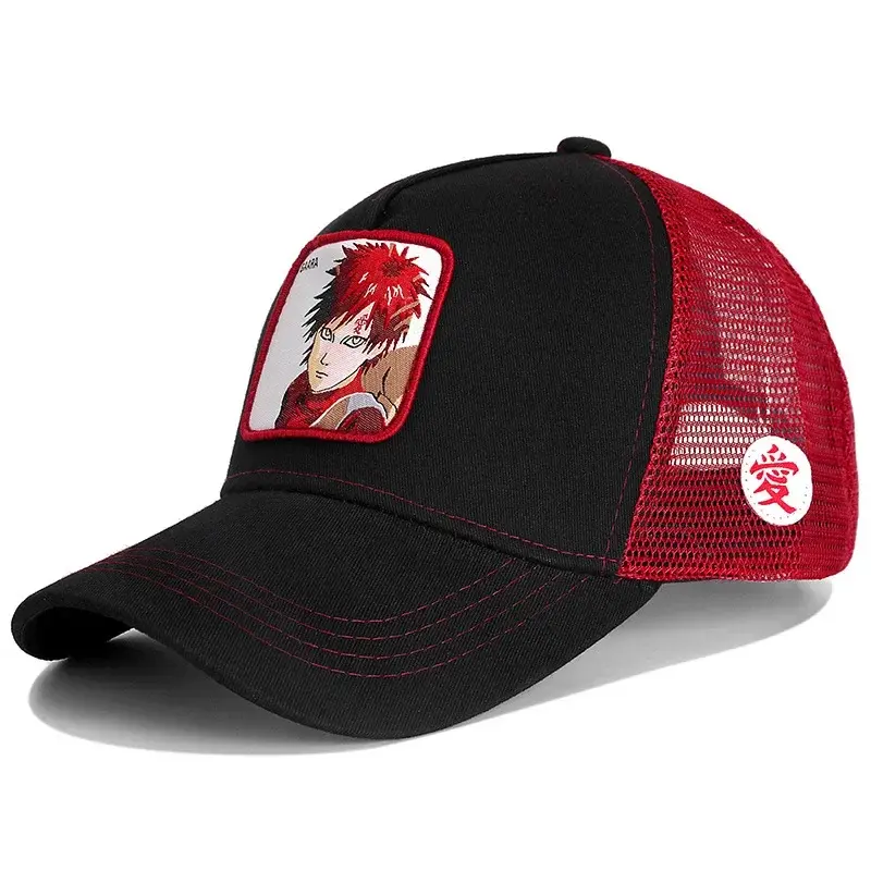 High Quality Naruto Snapback Baseball Cap Uchiha Itachi Anime Styles Cap Men Women Hip Hop Dad Adjustable Mesh Hat Trucker Hat