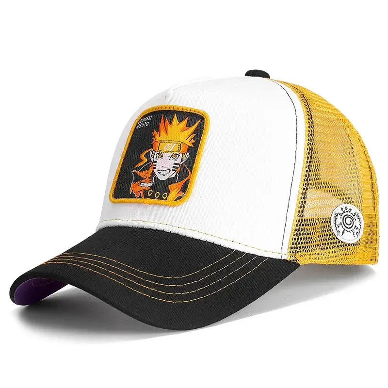 High Quality Naruto Snapback Baseball Cap Uchiha Itachi Anime Styles Cap Men Women Hip Hop Dad Adjustable Mesh Hat Trucker Hat