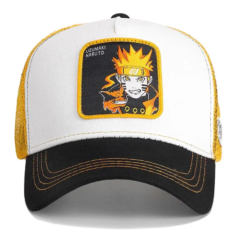 High Quality Naruto Snapback Baseball Cap Uchiha Itachi Anime Styles Cap Men Women Hip Hop Dad Adjustable Mesh Hat Trucker Hat