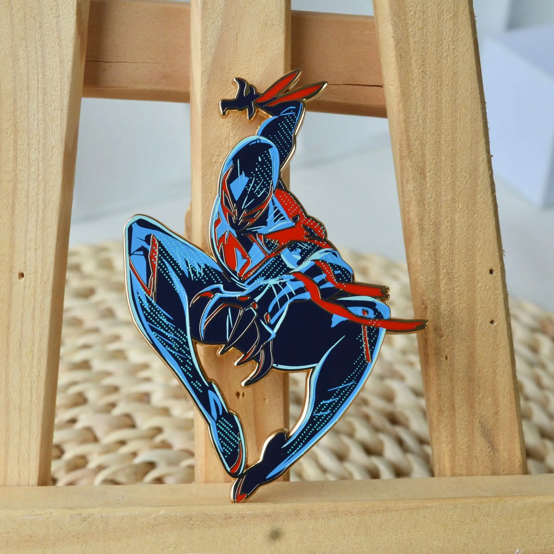 Cool Action Movie Character Men Brooch for Clothes Briefcase Badge Pins Hard Enamel Pins Lapel Pins for Backpack Accessories