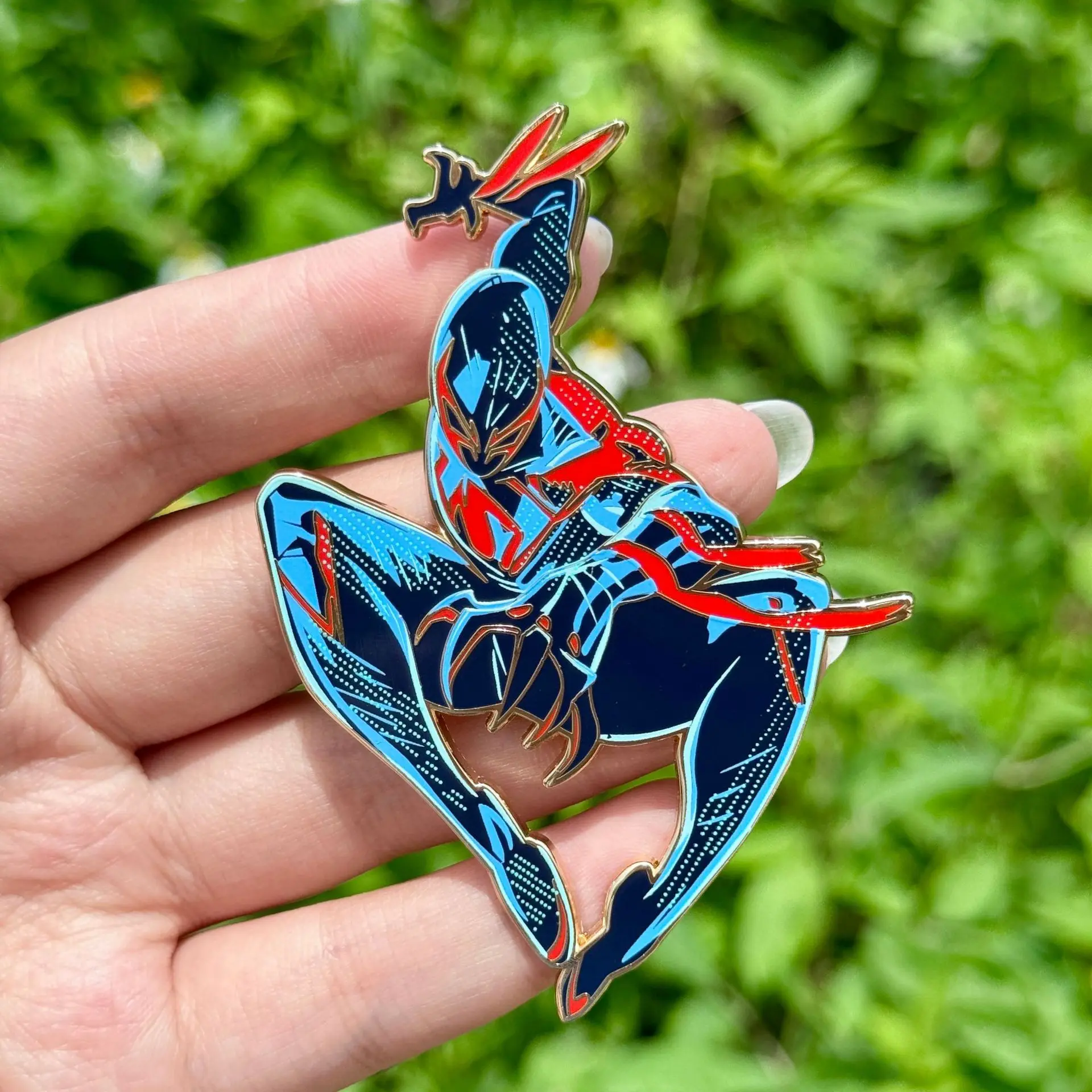 Cool Action Movie Character Men Brooch for Clothes Briefcase Badge Pins Hard Enamel Pins Lapel Pins for Backpack Accessories