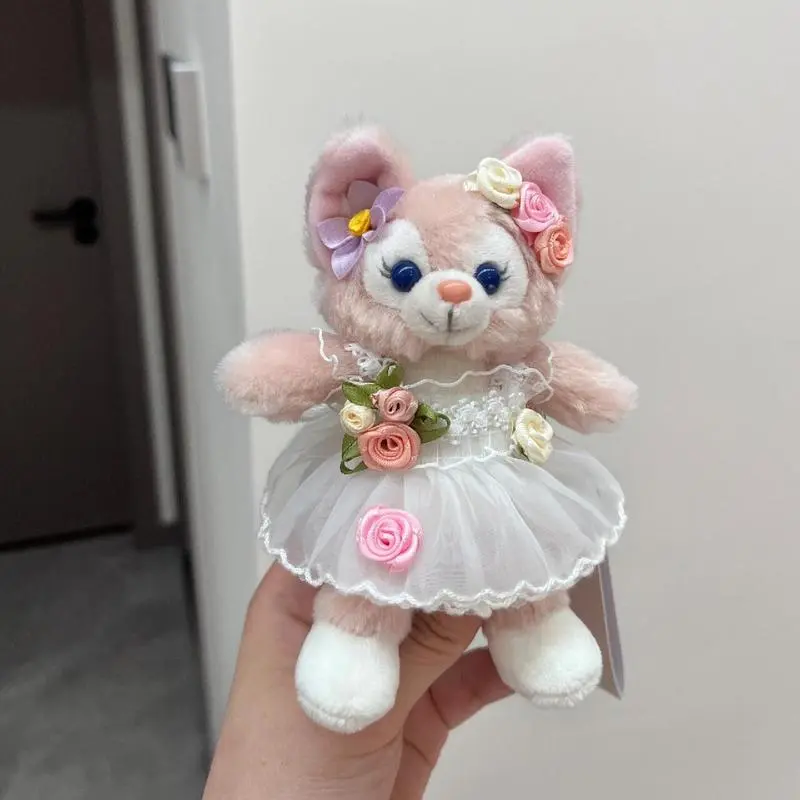 Cute Wedding Dress Lina Belle Star Dailu Keychain Pendant Doll Clothes Flower Fairy Skirt Rose Pendant Backpack Decoration Gift