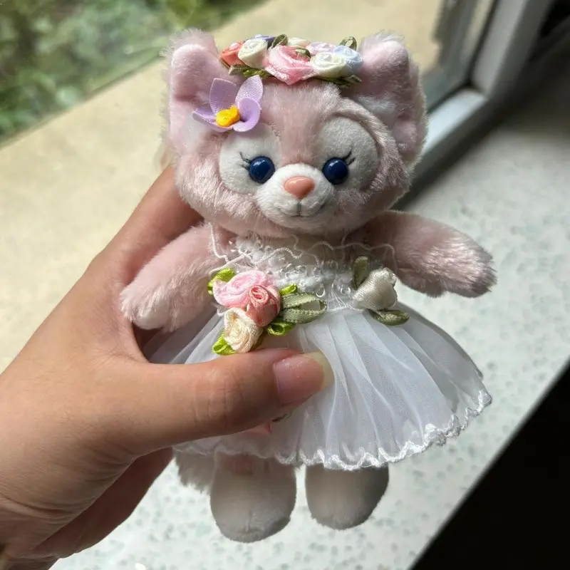 Cute Wedding Dress Lina Belle Star Dailu Keychain Pendant Doll Clothes Flower Fairy Skirt Rose Pendant Backpack Decoration Gift