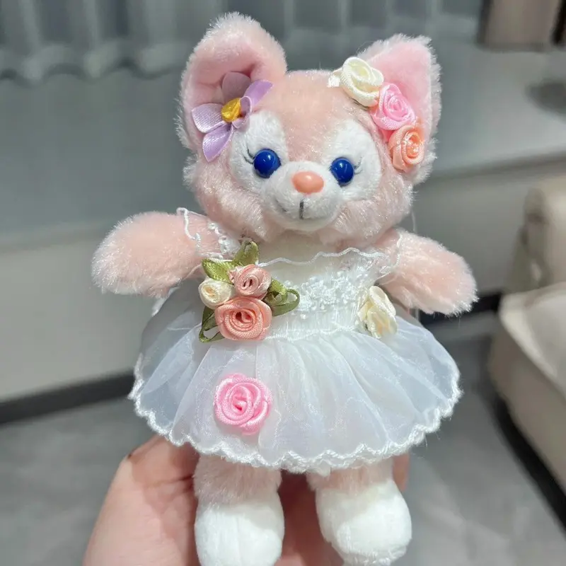 Cute Wedding Dress Lina Belle Star Dailu Keychain Pendant Doll Clothes Flower Fairy Skirt Rose Pendant Backpack Decoration Gift