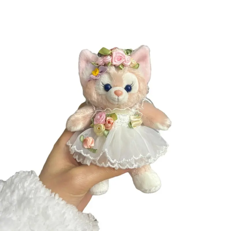 Cute Wedding Dress Lina Belle Star Dailu Keychain Pendant Doll Clothes Flower Fairy Skirt Rose Pendant Backpack Decoration Gift