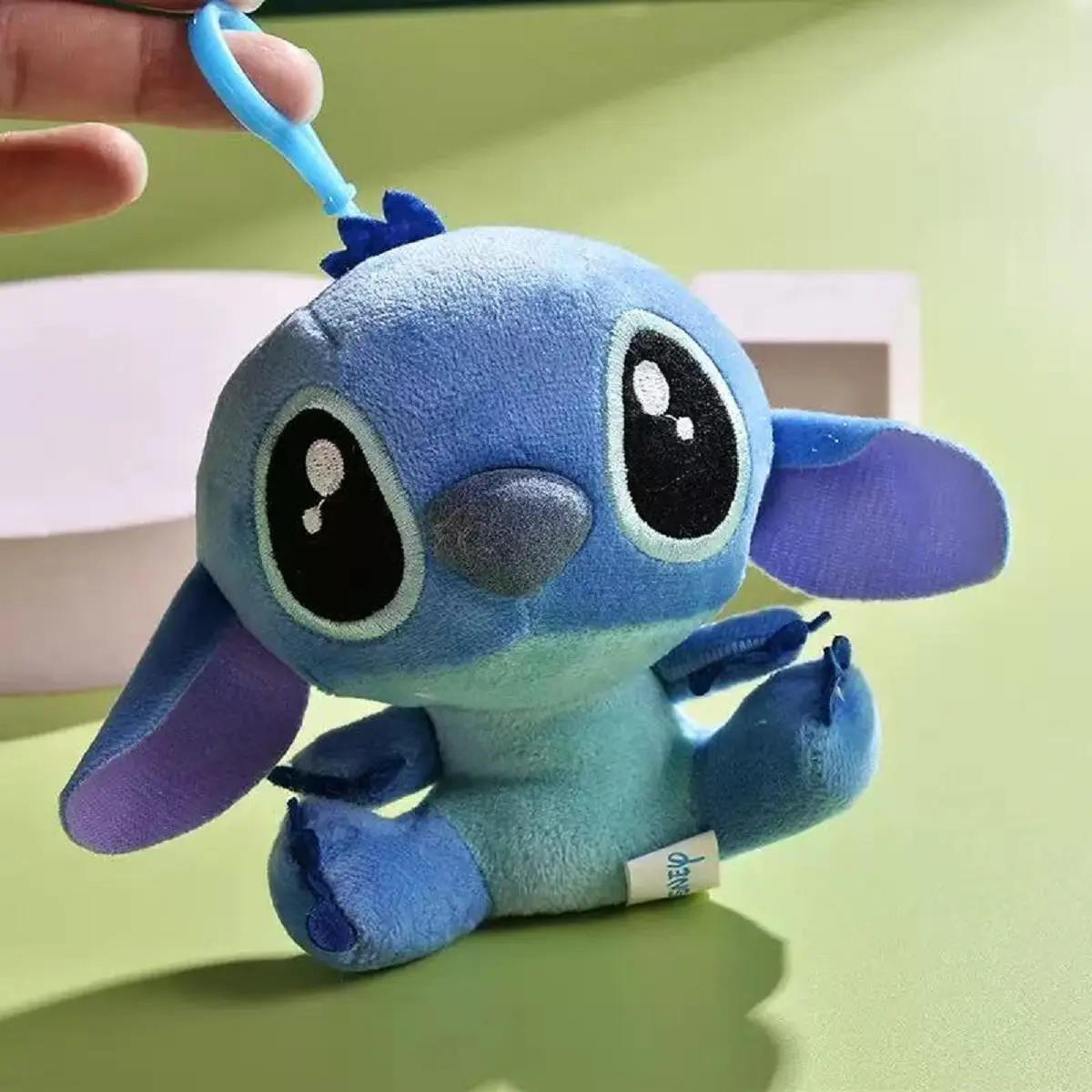 12cm Disney Lilo Stitch Couple Style Kawaii Stitch Plush Toy Keychain Pendant Doll Anime Stuffed Plush Girl Toys Kids Xmas Gift