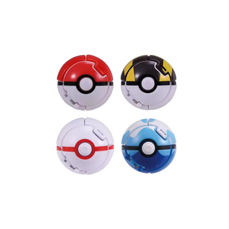 Pokeball Pokemon Figurine Elf Ball Anime Figure Cartoons Pikachu Charizard Pocket Monster Pet Anime Action Model Toy Kids Gifts