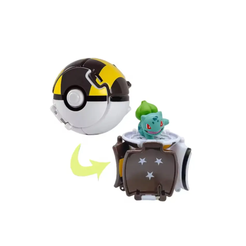 Pokeball Pokemon Figurine Elf Ball Anime Figure Cartoons Pikachu Charizard Pocket Monster Pet Anime Action Model Toy Kids Gifts